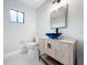 Stylish half-bathroom with a unique vessel sink and modern fixtures at 1945 Piedmont Park Blvd, Apopka, FL 32703