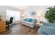 Bright office area with a large window and new comfortable furniture at 577 Sunridge Woods Blvd, Davenport, FL 33837