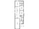 Detailed floor plan showcasing layout including kitchen, bedrooms, bathrooms, and garage dimensions at 1991 Hollywood Ave, Eustis, FL 32726