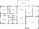 Detailed floorplan showcasing the layout of the primary bedroom, bedrooms, kitchen, living room, and screened porch at 119 Lake Dr, Oviedo, FL 32765