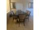 Spacious dining room featuring a large table with seating for six at 1241 Melontree Ct # 6, Gotha, FL 34734