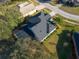 Birds eye view of the backyard, fence and screened in lanai of a lovely home at 4431 Rock Hill Loop, Apopka, FL 32712