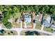 Aerial view of the property, showing the layout and screened-in pool in the backyard at 1269 Buccaneer Ave, Deltona, FL 32725