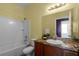 Small bathroom with shower/tub combo at 326 Highland Meadows Ave, Davenport, FL 33837