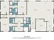 Detailed floor plan showcasing the home's layout, including bedroom, kitchen, and living room dimensions at 10 Pilot Pl, Winter Haven, FL 33881