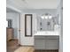 Bathroom with single vanity and access to bedroom at 2203 San Vittorino Cir # 102, Kissimmee, FL 34741