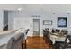 Bright dining area with hardwood floors and a Gathering-friendly atmosphere at 2203 San Vittorino Cir # 102, Kissimmee, FL 34741
