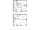 Two-story home floor plan with 3 bedrooms, 2 baths, and a walk-in closet at 2203 San Vittorino Cir # 102, Kissimmee, FL 34741