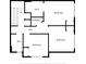 Two-bedroom, one-bath home floor plan with additional storage at 2203 San Vittorino Cir # 102, Kissimmee, FL 34741