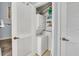 Convenient laundry closet with washer and dryer at 2203 San Vittorino Cir # 102, Kissimmee, FL 34741