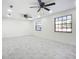 Bedroom has two ceiling fans and two windows at 2239 River Ridge Rd, Deland, FL 32720