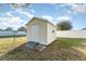 Yard with storage shed and ramp access at 541 Willet Cir, Auburndale, FL 33823