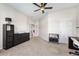 Spacious home office with ample natural light and built-in storage at 698 Mt Pleasant Dr, Ocoee, FL 34761