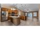 Spacious kitchen with granite countertops, stainless steel appliances, and a center island for extra space at 2441 Derby Dr, Deltona, FL 32738