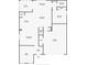 Layout of first floor with garage, kitchen, living room, and office at 678 Fiddlesticks Dr, Davenport, FL 33837