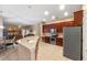 Kitchen with stainless steel appliances and island at 3954 Old Dunn Rd, Apopka, FL 32712