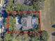 Bird's-eye view of the house, highlighting its size and private backyard with pool at 2781 Tree Meadow Loop, Apopka, FL 32712