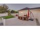 Evening view of backyard patio with seating at 2891 Upper Park Rd, Orlando, FL 32814