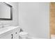 Clean bathroom with white vanity, toilet and shower at 2223 Stonington Ave # 2223, Orlando, FL 32817