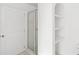 Clean bathroom with shower stall and built-in shelving at 230 Bay Meadow Dr, Kissimmee, FL 34746