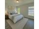 Serene main bedroom with a plush bed, soft lighting, and scenic windows at 1202 Alafia Way, Poinciana, FL 34759
