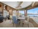 Breakfast nook with lake views and a light and airy feel at 2115 Lake Crescent Ct, Windermere, FL 34786