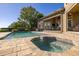 Enjoy this refreshing pool and spa with a lake view at 2115 Lake Crescent Ct, Windermere, FL 34786