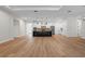 Modern kitchen with a center island, stainless steel appliances, and an open layout at 347 Mission Rd, Oviedo, FL 32765