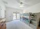 Bright bedroom featuring bunk beds, and neutral carpet, offering a comfortable and versatile living space at 7405 Excitement Dr, Kissimmee, FL 34747