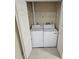 Convenient laundry closet with washer and dryer at 1609 Little Falls Cir # 79, Orlando, FL 32807