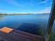 Lake view from dock with wood slats and structural posts overlooking calm waters at 1003 Oakdale St, Windermere, FL 34786