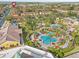Aerial view of community pool and surrounding area at 100 Palermo St, Davenport, FL 33897