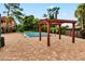 Inviting community pool with a pergola and brick patio at 5316 Pebble Beach Dr # E, Orlando, FL 32811