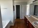 Double vanity bathroom with garden tub and separate shower at 9875 Sw 55Th Ct, Ocala, FL 34476