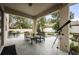Backyard patio with seating area and pool view at 2399 Parkside Glen Dr, Apopka, FL 32712