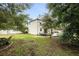 Landscaped backyard with lush greenery at 2399 Parkside Glen Dr, Apopka, FL 32712