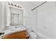 Bathroom with vanity, toilet, shower and tub combination at 13228 Daniels Landing Cir, Winter Garden, FL 34787