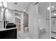 Bathroom with double vanity, toilet and access to other rooms at 728 Palm Dr, Orlando, FL 32803