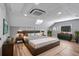 Spacious bedroom with large bed, TV, and ample storage at 728 Palm Dr, Orlando, FL 32803