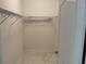 Large walk-in closet with wire shelving and light pink walls at 17353 Chateau Pine Way, Clermont, FL 34711