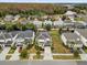 A scenic aerial view of the community and the surrounding area with mature trees and lake at 4501 Monado Dr, Kissimmee, FL 34746