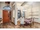 Bright dining room with a table, chairs, and built-in shelving at 22711 State Road 44, Eustis, FL 32736