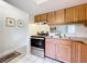 Well-maintained kitchen boasts stainless steel appliances and plenty of counter space at 542 Cascade Cir # 102, Casselberry, FL 32707