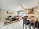 Inviting living room featuring stylish furnishings and access to outdoor patio at 542 Cascade Cir # 102, Casselberry, FL 32707