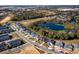 Aerial view showcasing a house in a new neighborhood development at 686 Creeping Fig St, Apopka, FL 32703