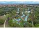 Aerial view of community lazy river at 7420 Oakmoss Loop, Davenport, FL 33837