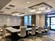 Modern meeting room featuring a large table and comfortable seating at 14501 Grove Resort Ave # 3640, Winter Garden, FL 34787