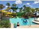 Resort-style waterpark features slides and a large pool area at 14501 Grove Resort Ave # 3640, Winter Garden, FL 34787