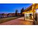 Backyard patio featuring an open transition into the home and a lake view at 647 Ridgewood Dr, Windermere, FL 34786