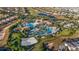 Resort-style community pool with expansive deck and volleyball court at 1402 Olympic Club Blvd, Champions Gate, FL 33896